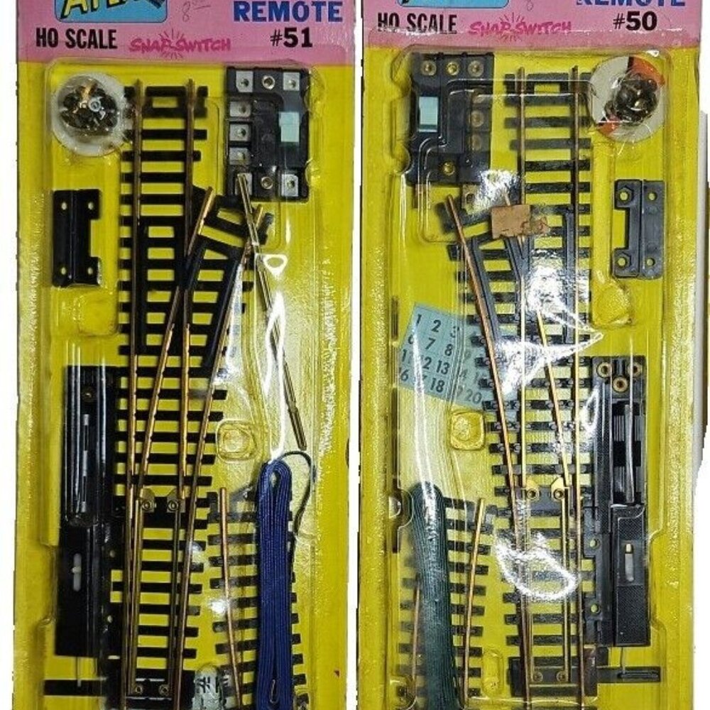 Atlas HO Scale Left Remote # 50 Right Remote # 51 New In Package - Picture 1 of 3